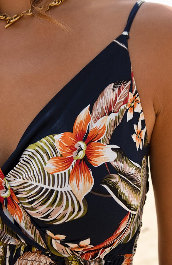 Tropical Spaghetti Jurk Jacky Marine – shoparchief — foto 3