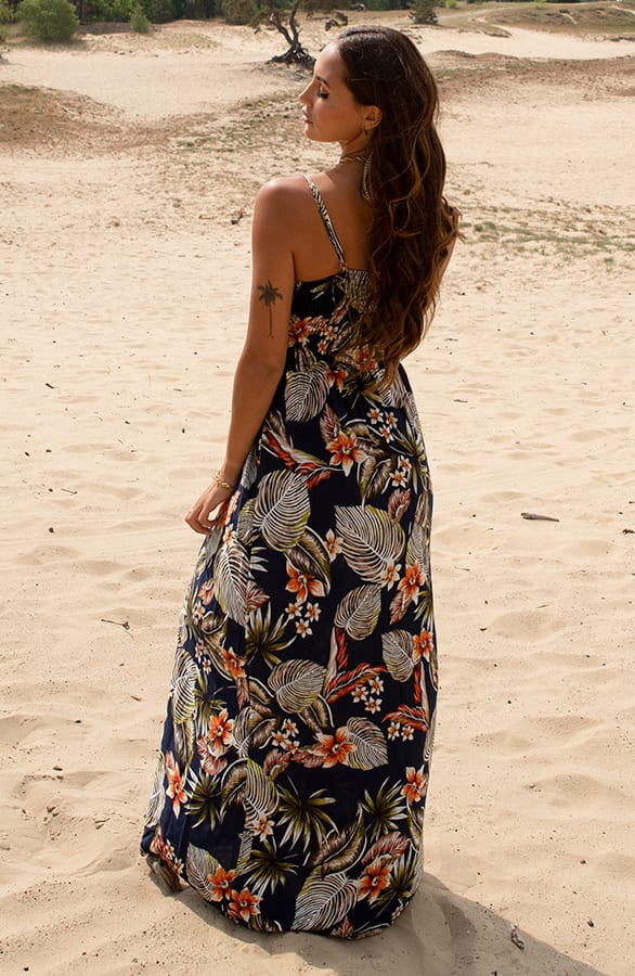 Tropical Spaghetti Jurk Jacky Marine – shoparchief — foto 2