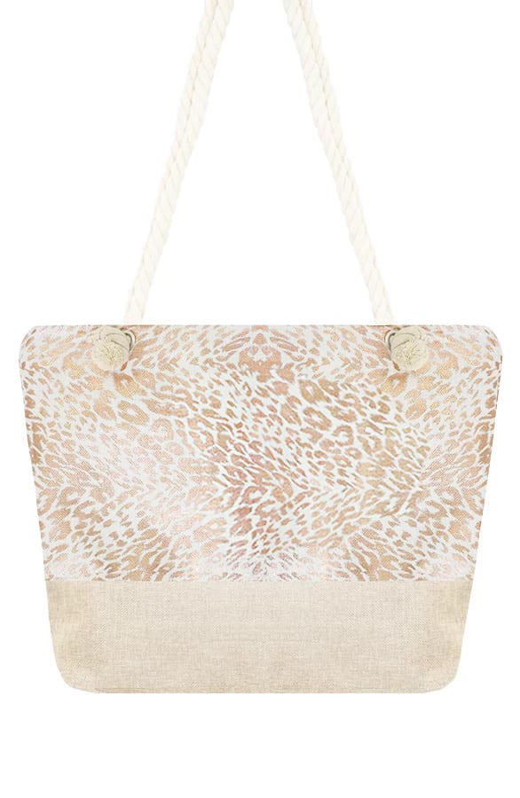 Beachbag Panterprint Vienna Rosé – shoparchief