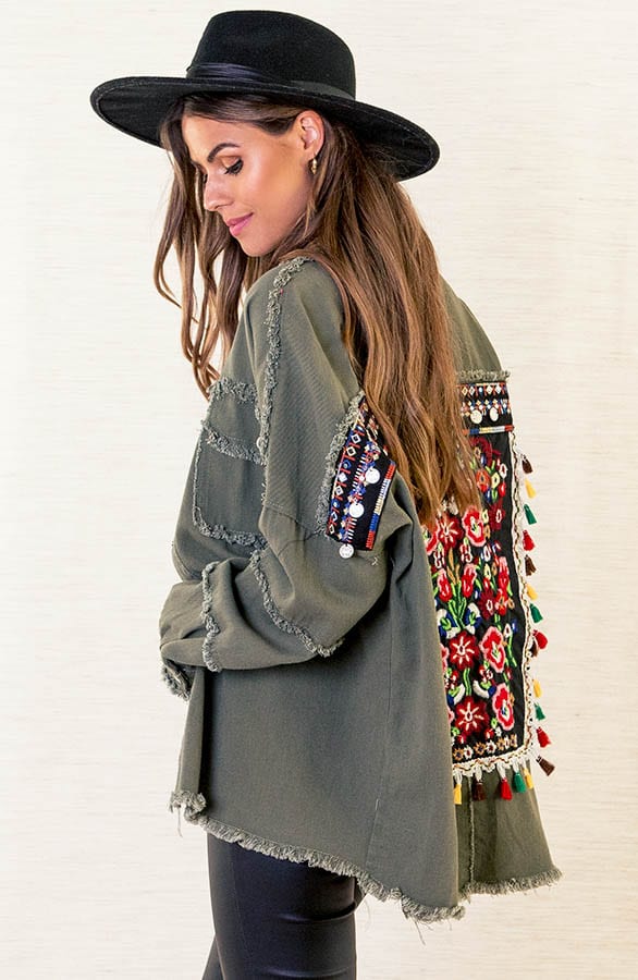 Bohemian Spijkerjas Lindy Army – shoparchief — foto 3