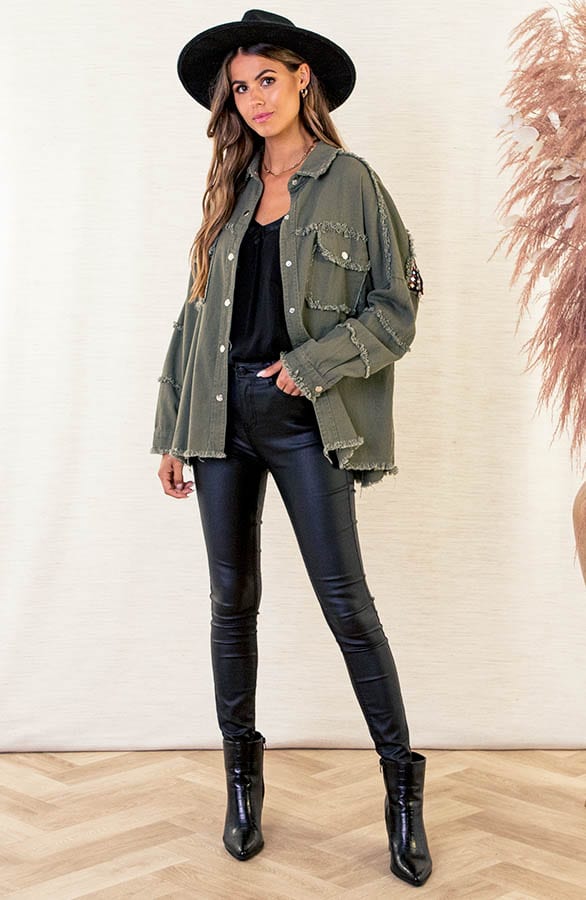 Bohemian Spijkerjas Lindy Army – shoparchief — foto 7