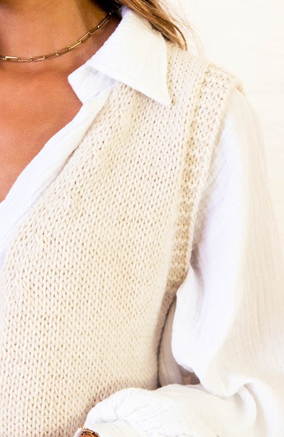 Franjes Gilet Fenna Beige – shoparchief — foto 5