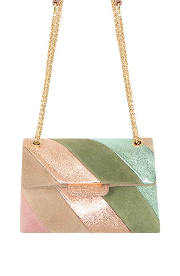 Gestreepte Crossbody Bag Gina Army – shoparchief