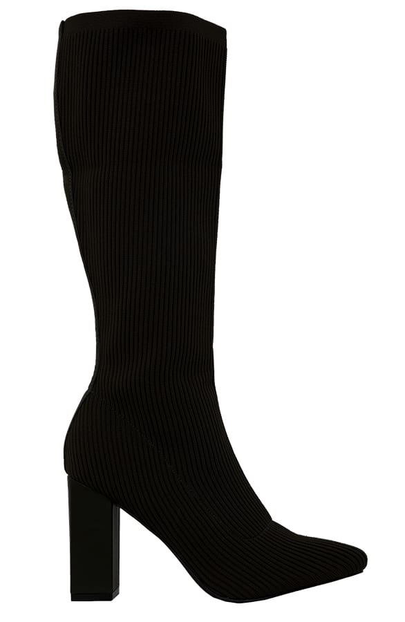 High Sock Heels Norien Black – shoparchief