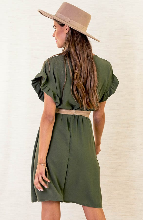 Jurk Jazzie Legergroen 2.0 – shoparchief — foto 4