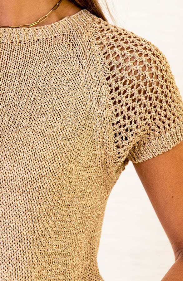 Luxury Detail Top Chloé Goud – shoparchief — foto 5