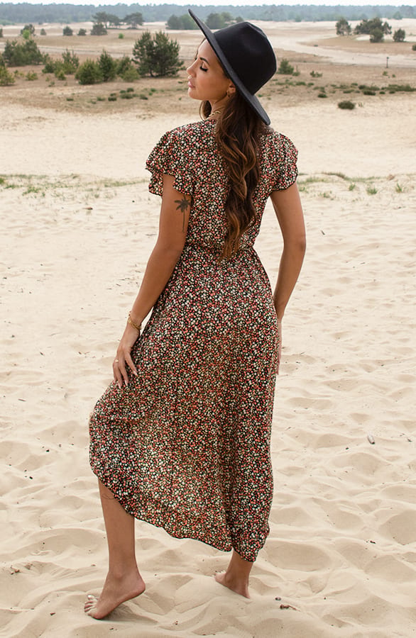 Midi Jurk Bloemenprint Jenny Koraal – shoparchief — foto 2