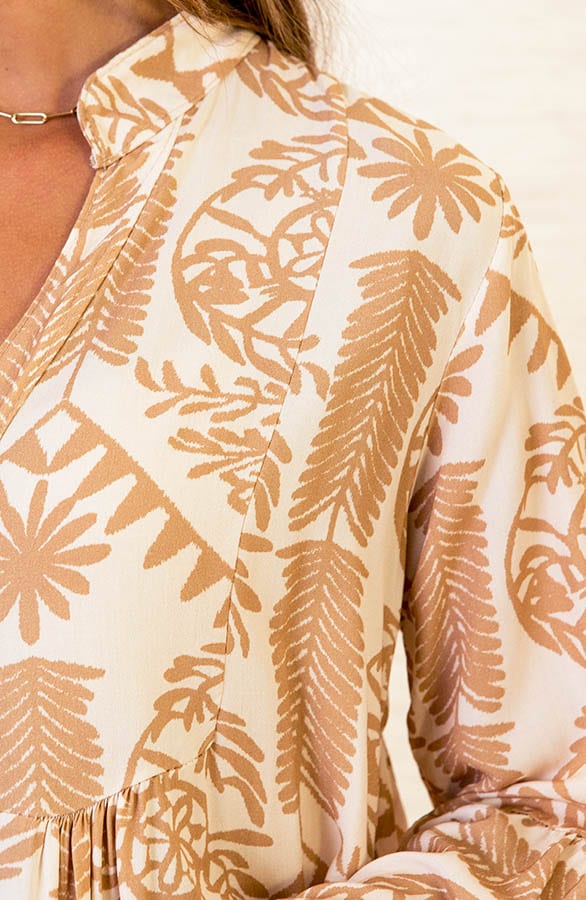 Print Tuniek Faya Beige – shoparchief — foto 6