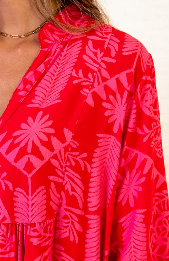 Print Tuniek Faya Fuchsia – shoparchief — foto 6