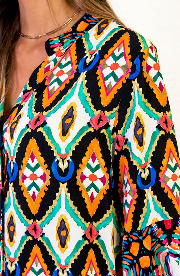 Print Tuniek Faya Multi Black – shoparchief — foto 5