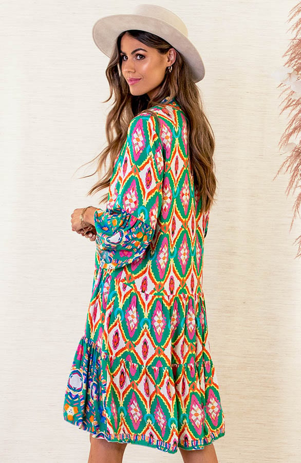 Print Tuniek Faya Multi Green – shoparchief — foto 5