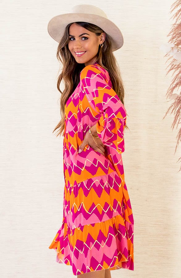 Print Tuniek Faya Pink – shoparchief — foto 4