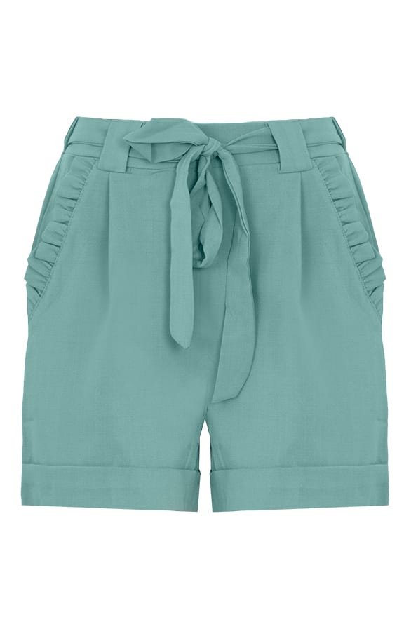 Ruches Strik Shorts Laurie Mint – shoparchief