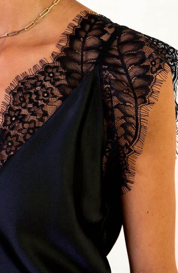Silk Lace Top Alexia Zwart – shoparchief — foto 10