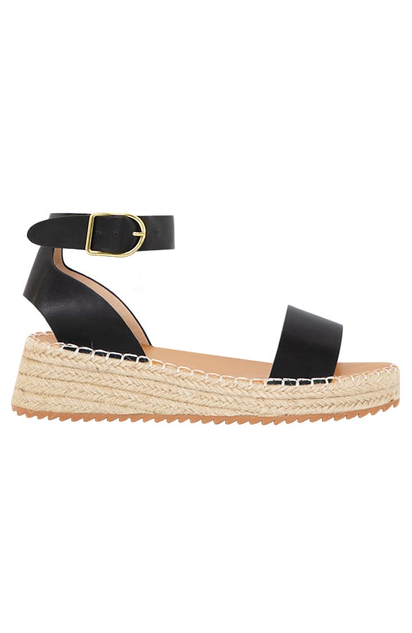 Touwzool Sandalen Ellis Zwart – shoparchief