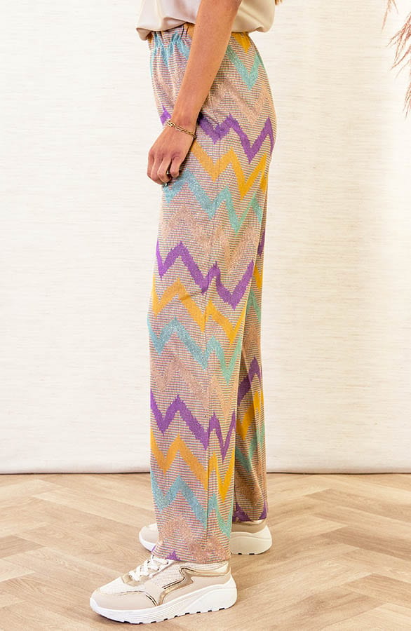 Wave Lurex Broek Lotte Beige – shoparchief — foto 3