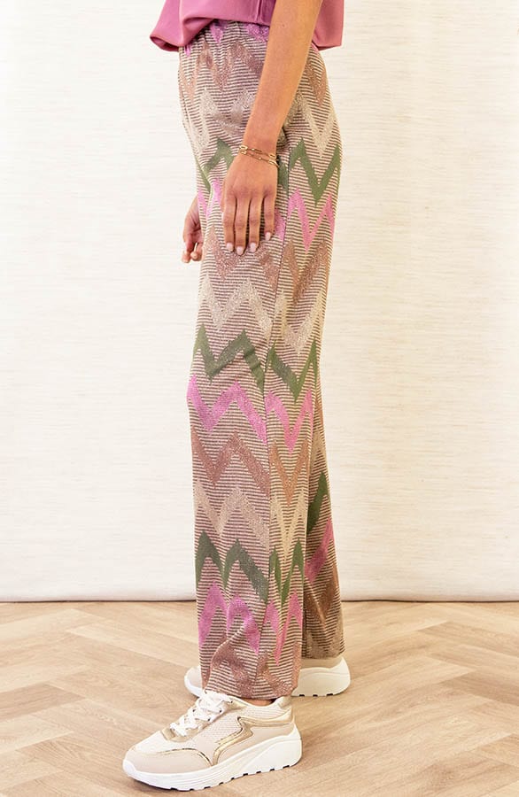Wave Lurex Broek Lotte Camel – shoparchief — foto 3