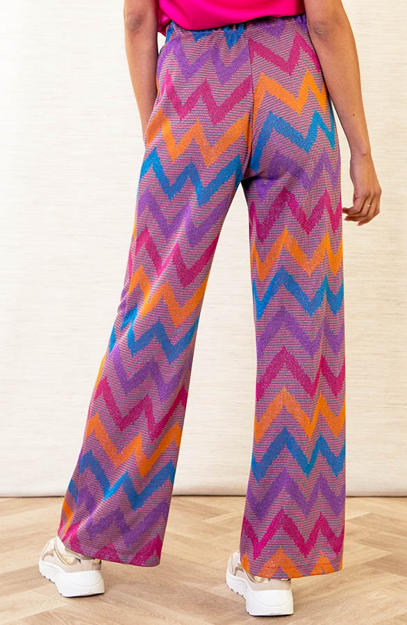 Wave Lurex Broek Lotte Roze – shoparchief — foto 4