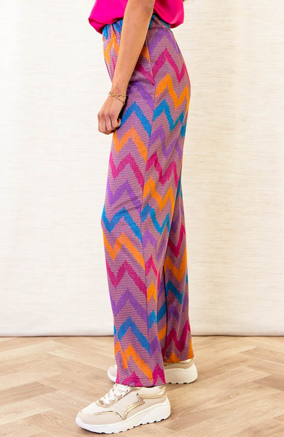 Wave Lurex Broek Lotte Roze – shoparchief — foto 3