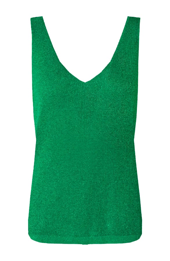 Gehaakte Lurex Top Hanna Bright Green – shoparchief