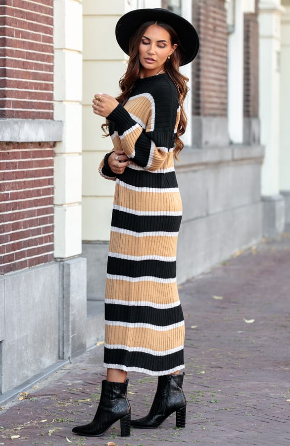 Gestreepte Sweater Dress Tracy Camel – shoparchief — foto 4
