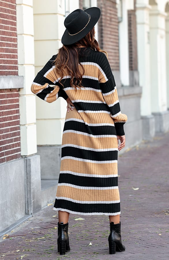 Gestreepte Sweater Dress Tracy Camel – shoparchief — foto 5