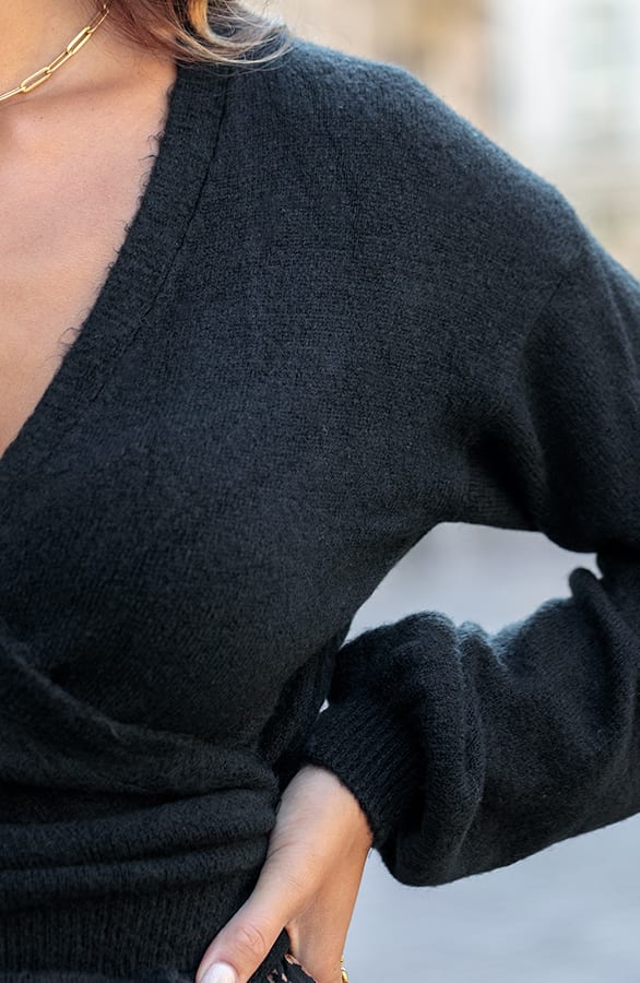 Strik Vest Deluxe Julia Zwart – shoparchief — foto 6