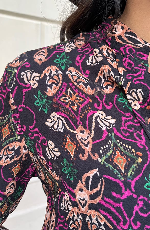 Blouse Met Print Jeni Magenta – shoparchief — foto 5