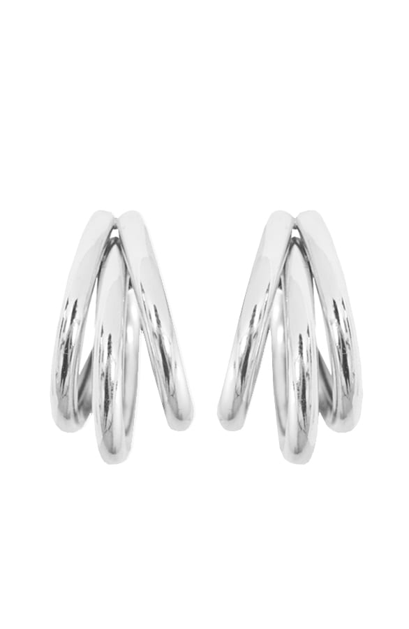 Carrie Creool Earrings Silver – shoparchief