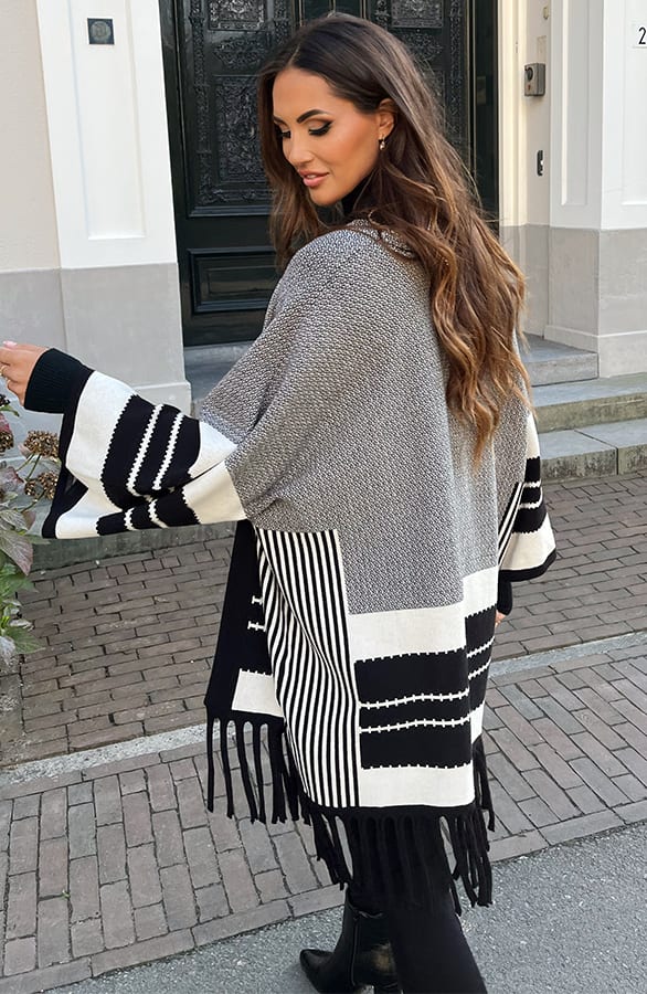 Classy Print Poncho Lexy – shoparchief — foto 8