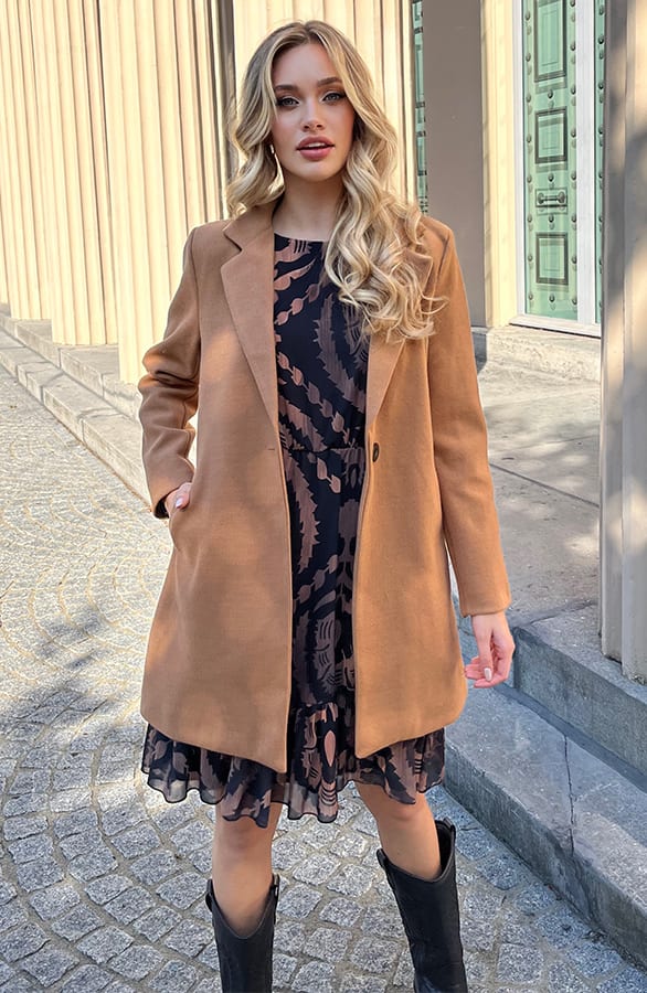 Classy Trenchcoat Luna Camel – shoparchief