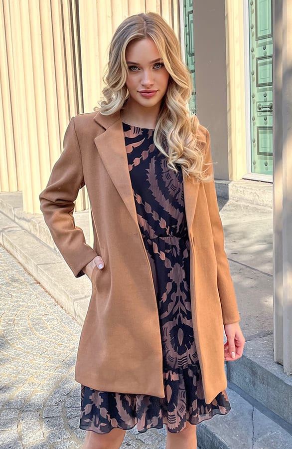 Classy Trenchcoat Luna Camel – shoparchief — foto 2