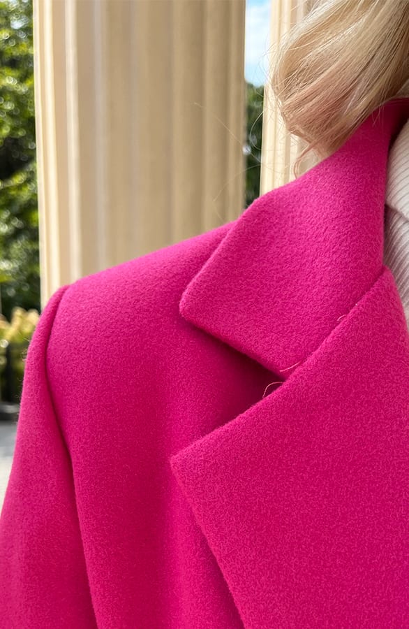 Classy Trenchcoat Luna Fuchsia – shoparchief — foto 6