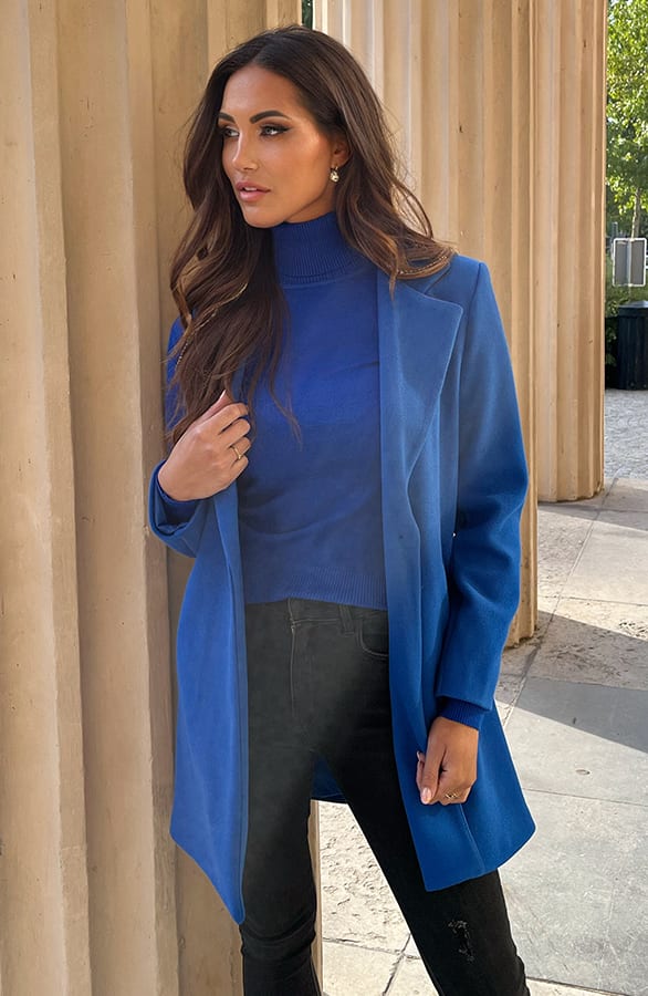 Classy Trenchcoat Luna Kobalt – shoparchief — foto 2