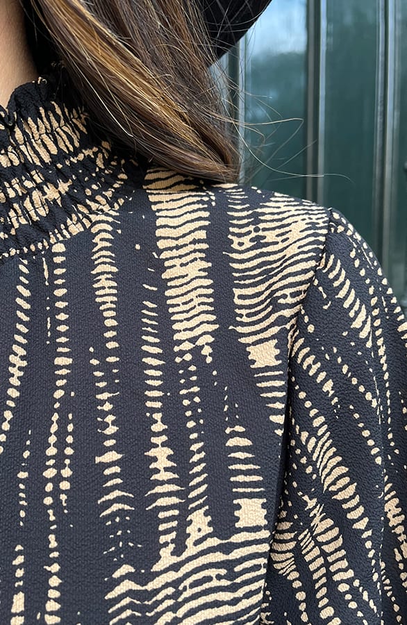 Col Blouse Philley Deluxe Cognac – shoparchief — foto 11