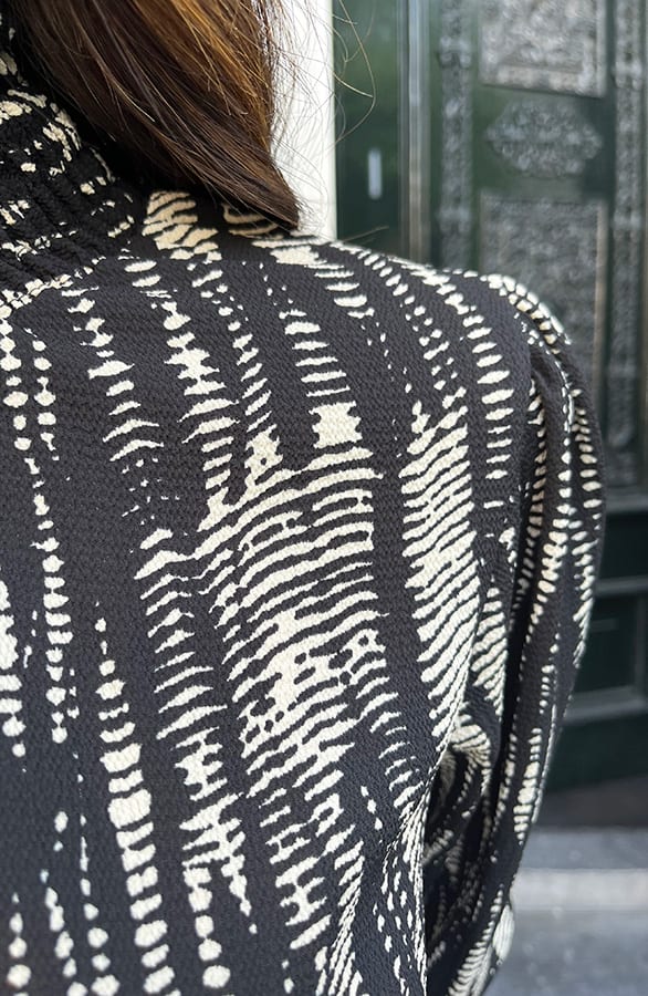 Col Print Blouse Philley – shoparchief — foto 9