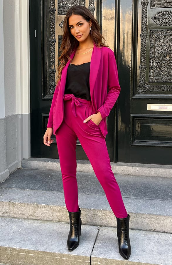 Strik Broek Claire Magenta – shoparchief — foto 5