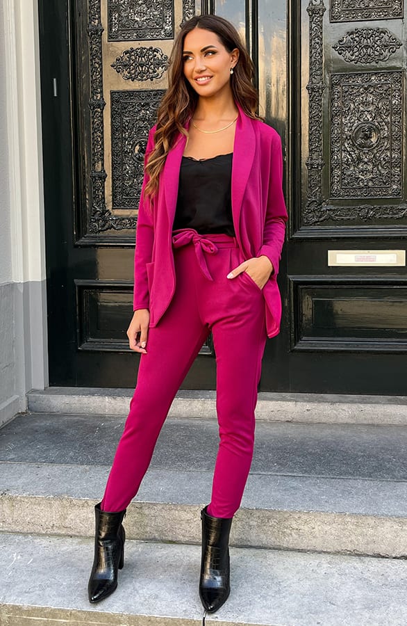 Strik Broek Claire Magenta – shoparchief — foto 4
