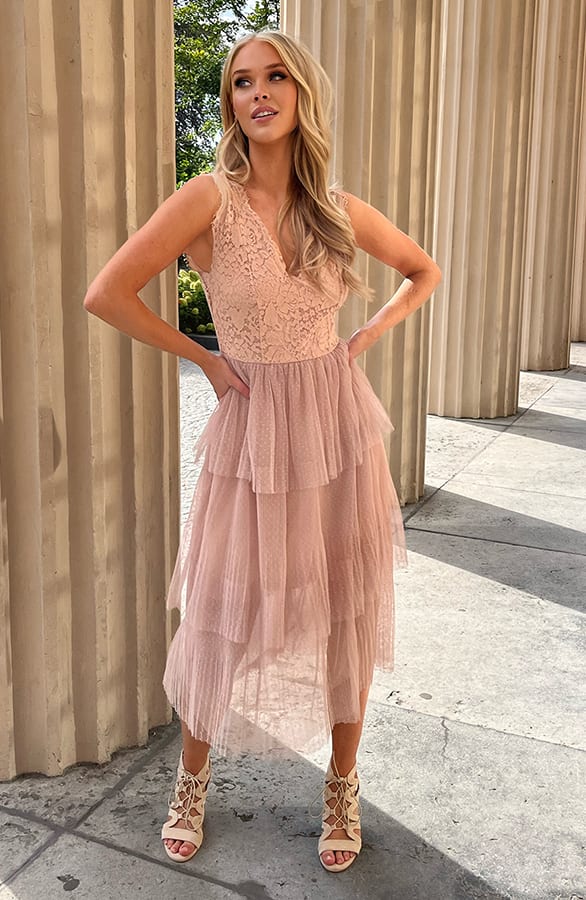 Exclusive Tule Laagjes Jurk Rachel – shoparchief