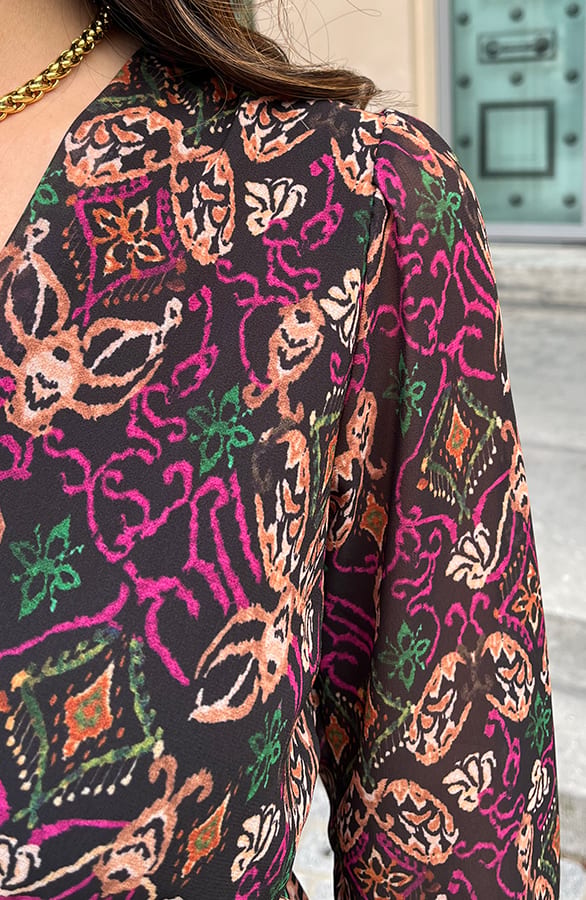 Print Strik Jurk Vivian Multi – shoparchief — foto 8