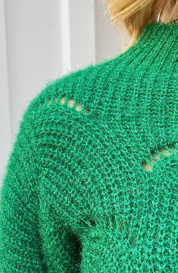 Gebreide Patroon Trui Aylin Green – shoparchief — foto 6