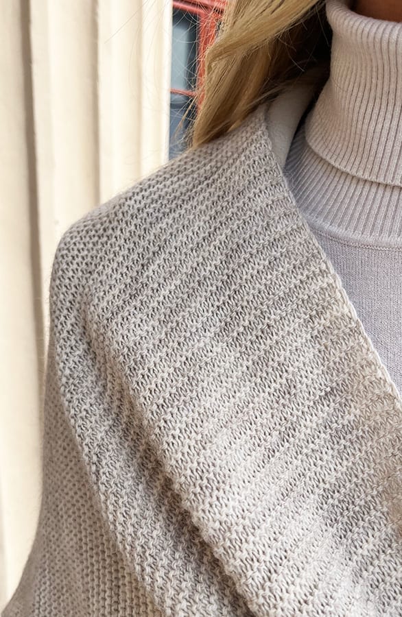 Gebreide Poncho Mayra Beige – shoparchief — foto 7