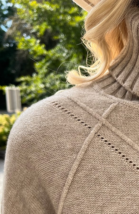 Geruite Col Trui Skyler Beige – shoparchief — foto 7