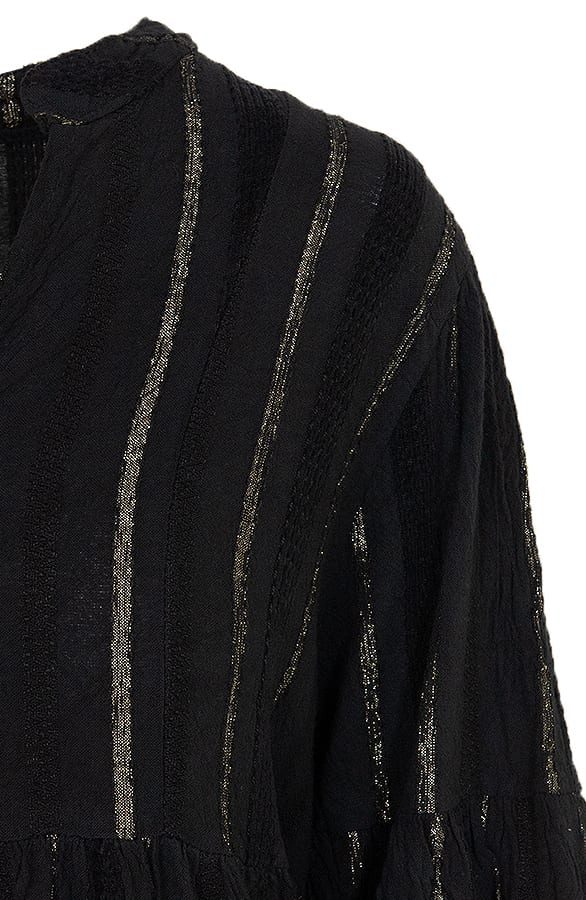 Gold Detail Dress Febe Black – shoparchief — foto 5
