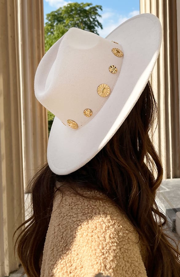 Golden Detail Hat Shanna Beige – shoparchief — foto 2