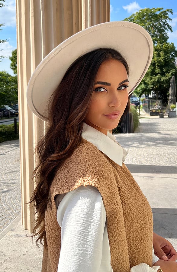 Golden Detail Hat Shanna Beige – shoparchief — foto 3