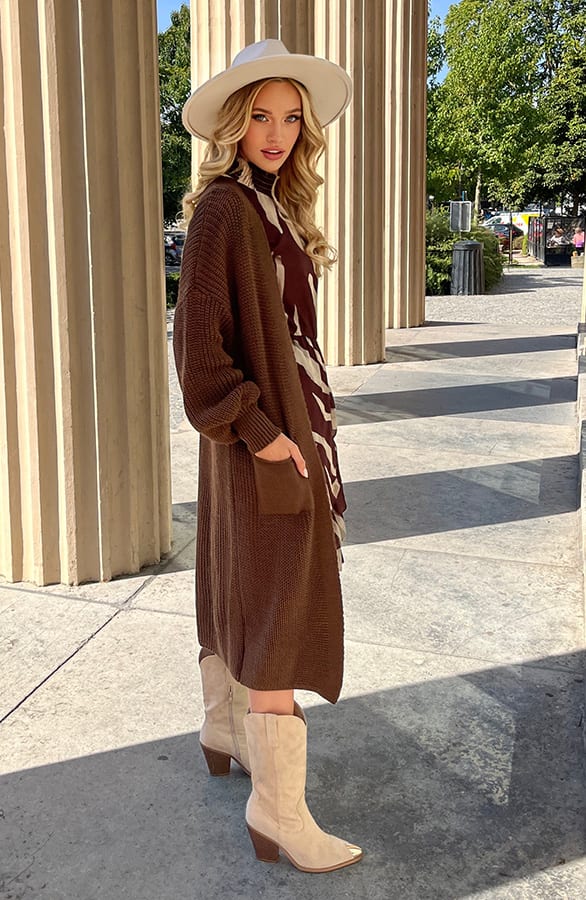 Cowboylaarzen Met Blokhak Lise Beige – shoparchief — foto 7
