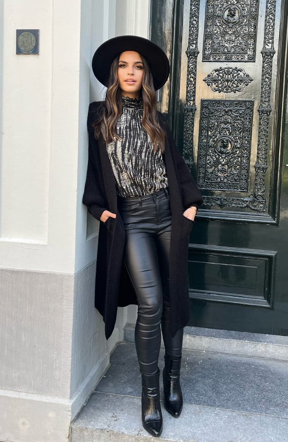 Col Print Blouse Philley – shoparchief — foto 4