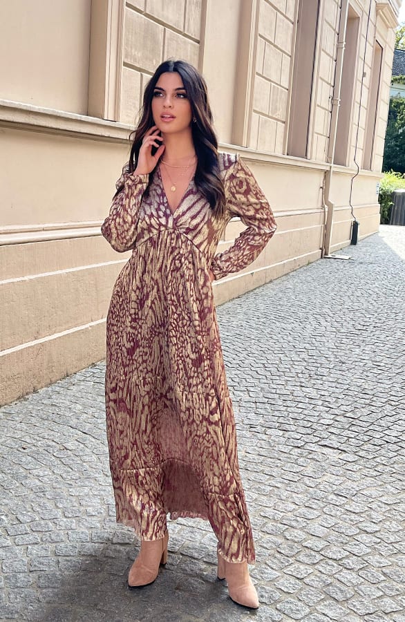 Limited Lurex Maxi Jurk Alyssa – shoparchief — foto 4