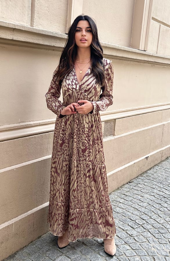 Limited Lurex Maxi Jurk Alyssa – shoparchief — foto 2